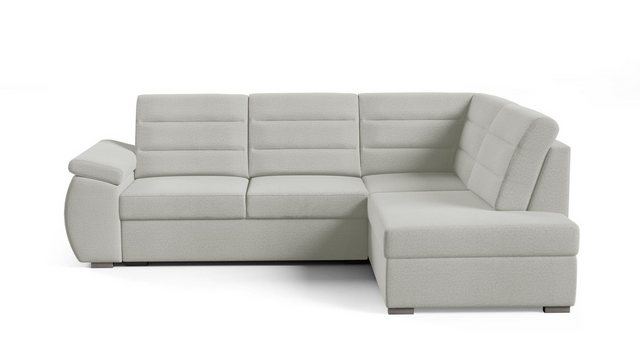 MOEBLO Ecksofa Gardenia, Eckcouch Wohnlandschaft Sofa mit Ottomane Eckgarni günstig online kaufen