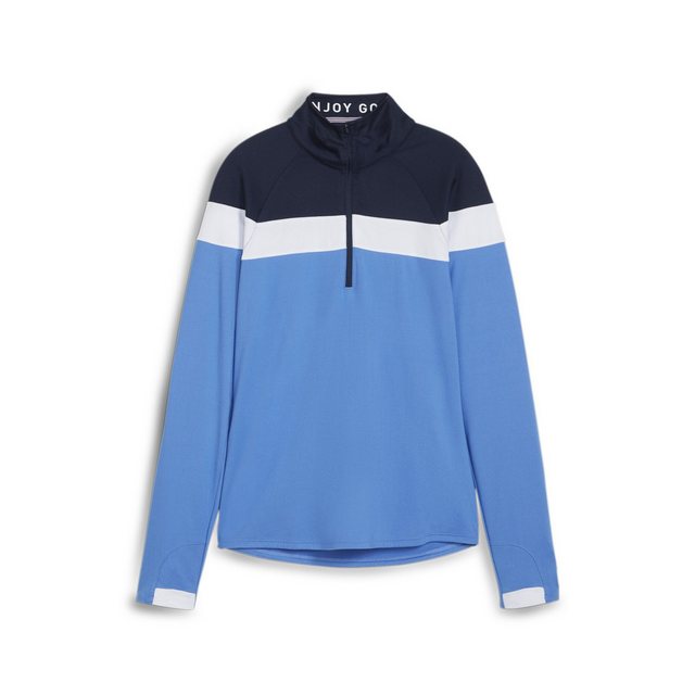PUMA Longsweatshirt Puma Golf Layer Lightweight 1/4 Zip Navy/Weiß/Hellblau günstig online kaufen