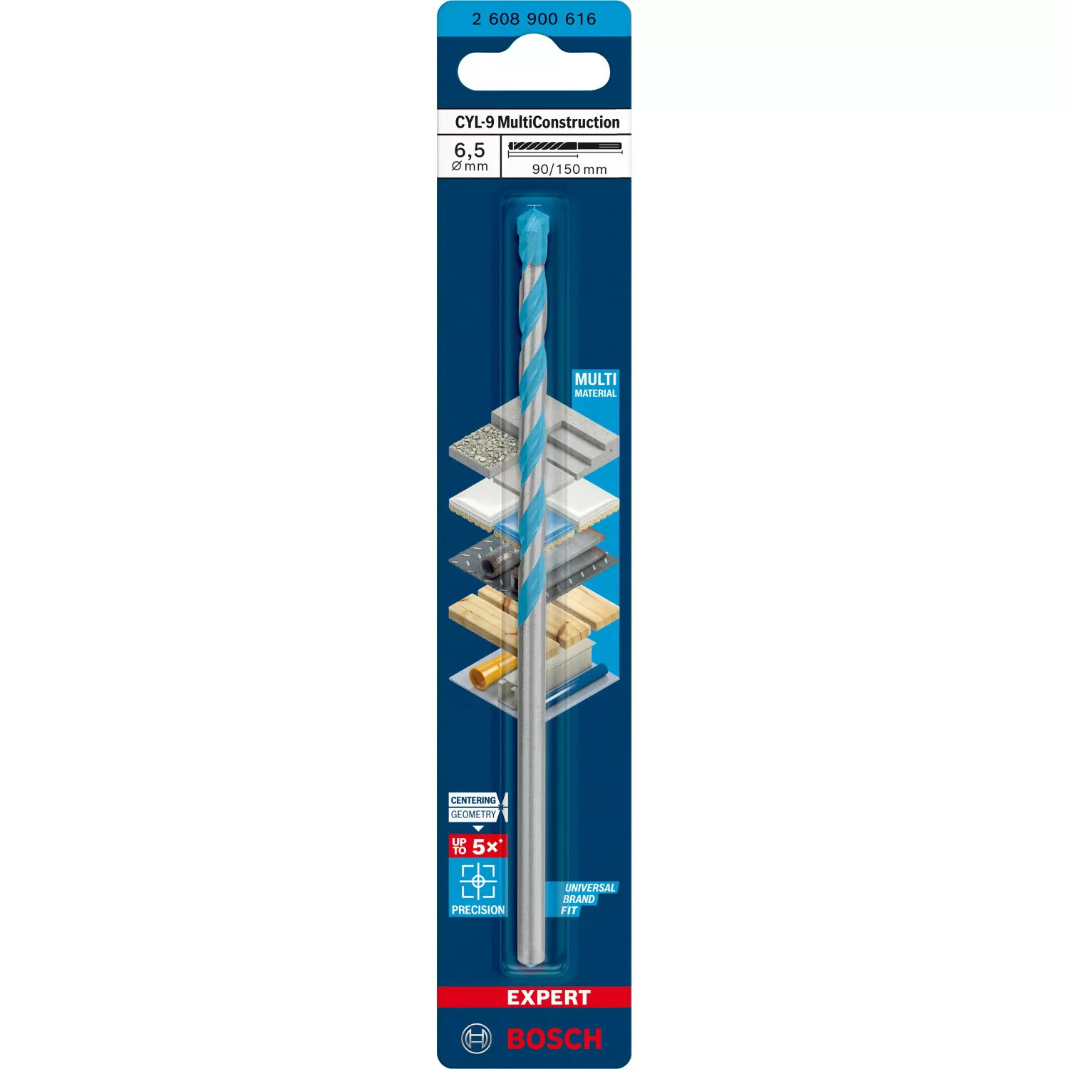 Bosch Expert Multi Construction Bohrer CYL-9 6,5 mm x 90 mm x 150 mm günstig online kaufen