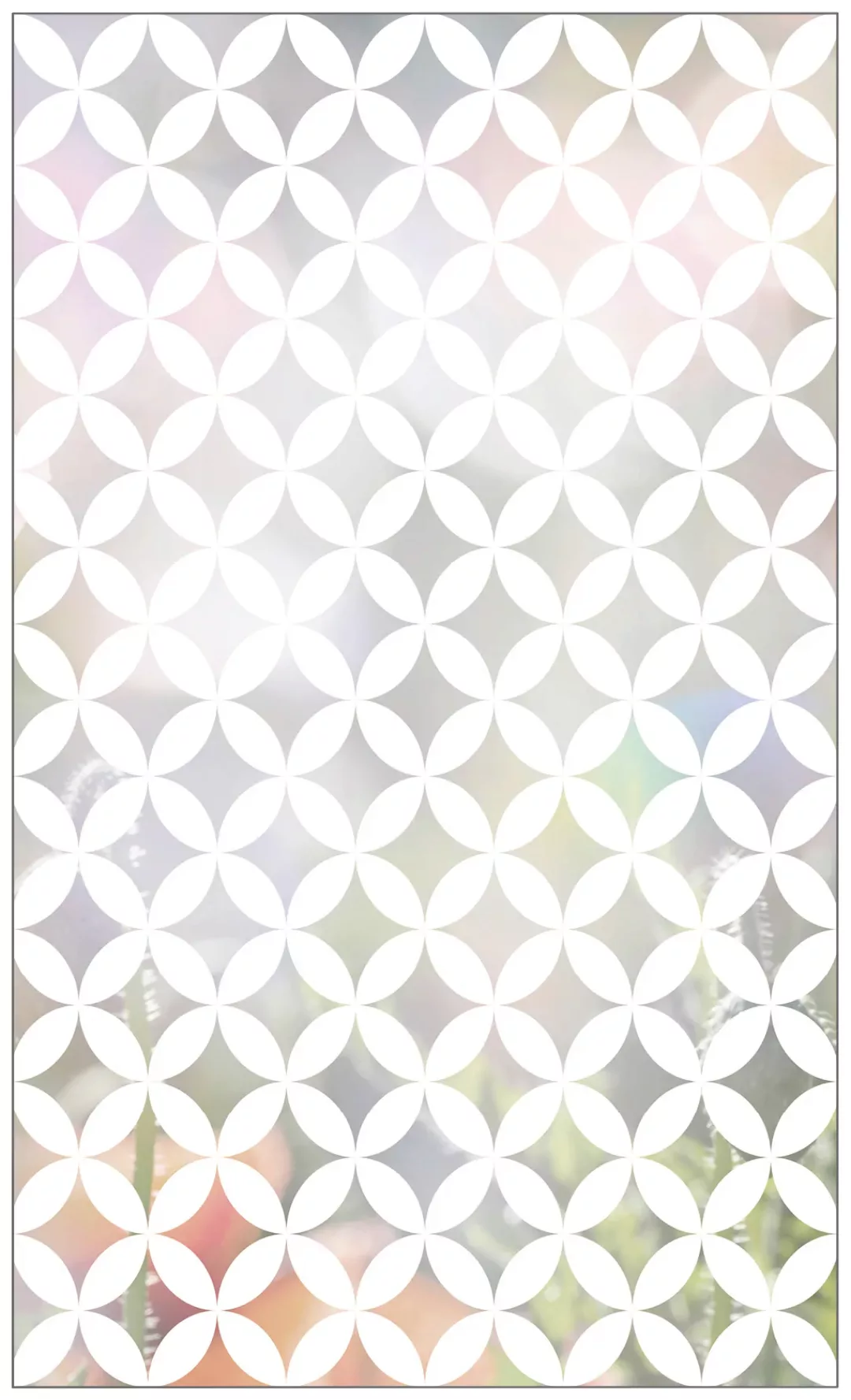 MySpotti Fensterfolie "Look Chadi white", halbtransparent, glattstatisch ha günstig online kaufen