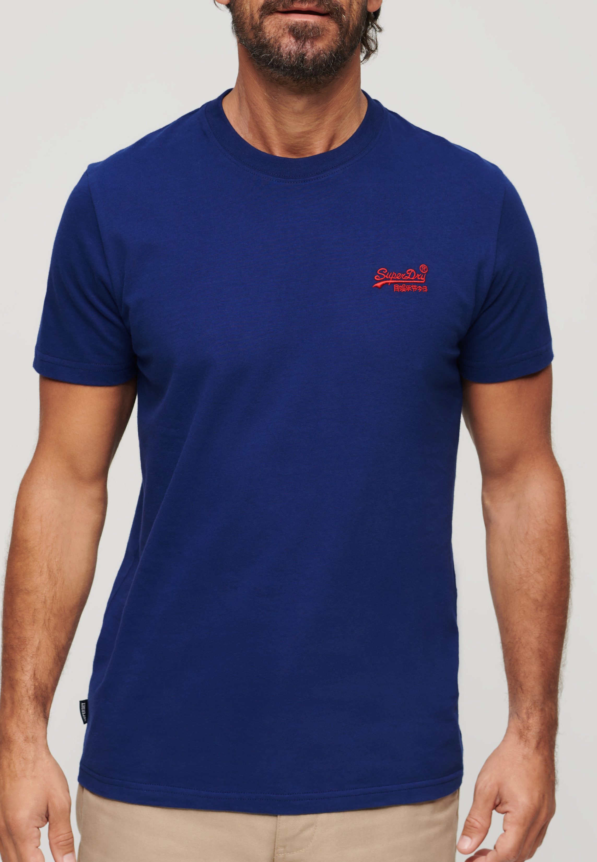 Superdry Rundhalsshirt "ESSENTIAL LOGO EMB TEE" günstig online kaufen