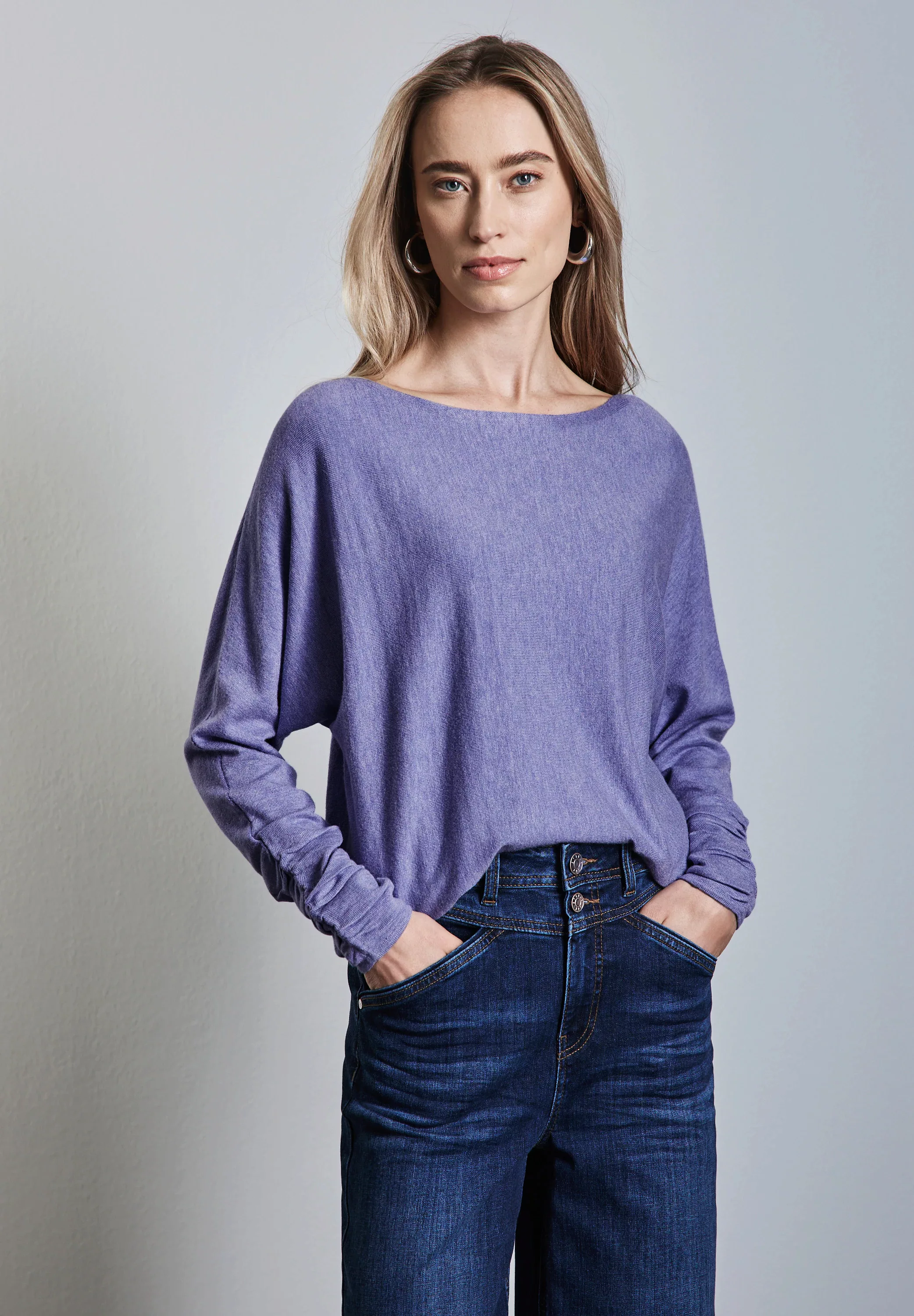 STREET ONE Strickpullover, mit U-Boot-Ausschnitt günstig online kaufen