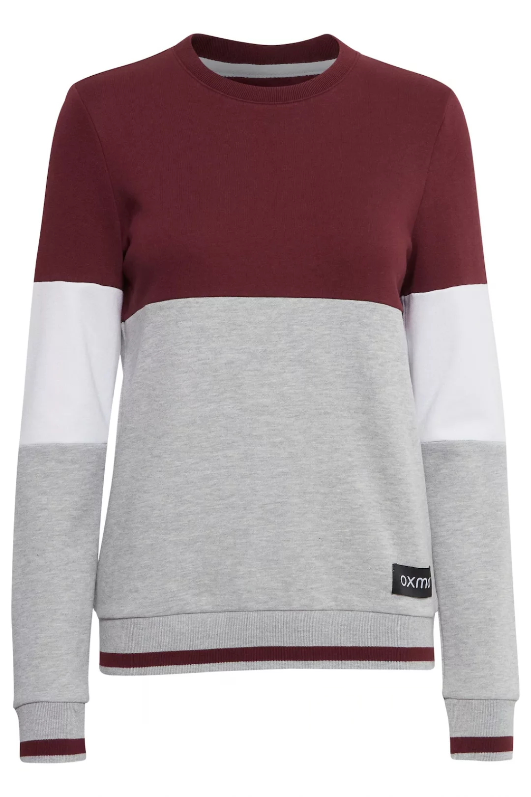 OXMO Hoodie OXOmaya Sportlicher Sweatpullover mit kontrastreichem Muster günstig online kaufen