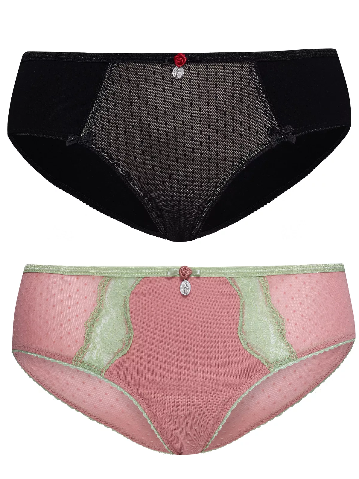 Vive Maria Rose & Pistache Damen Panty-Set schwarz/lightpink günstig online kaufen