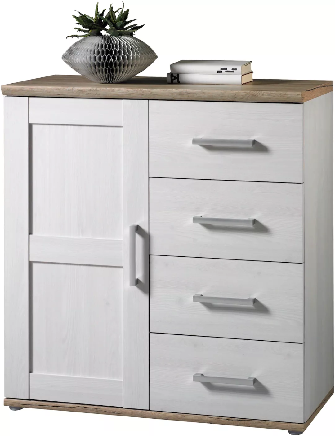 HBZ Kommode "Romance im Landhaustil, BxHxT 93x99x45 cm", Schrank mit 1 Tür, günstig online kaufen