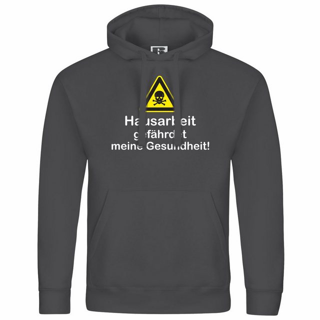 deinshirt Kapuzenpullover Herren Kapuzenpullover Hausarbeit gefährdet meine günstig online kaufen