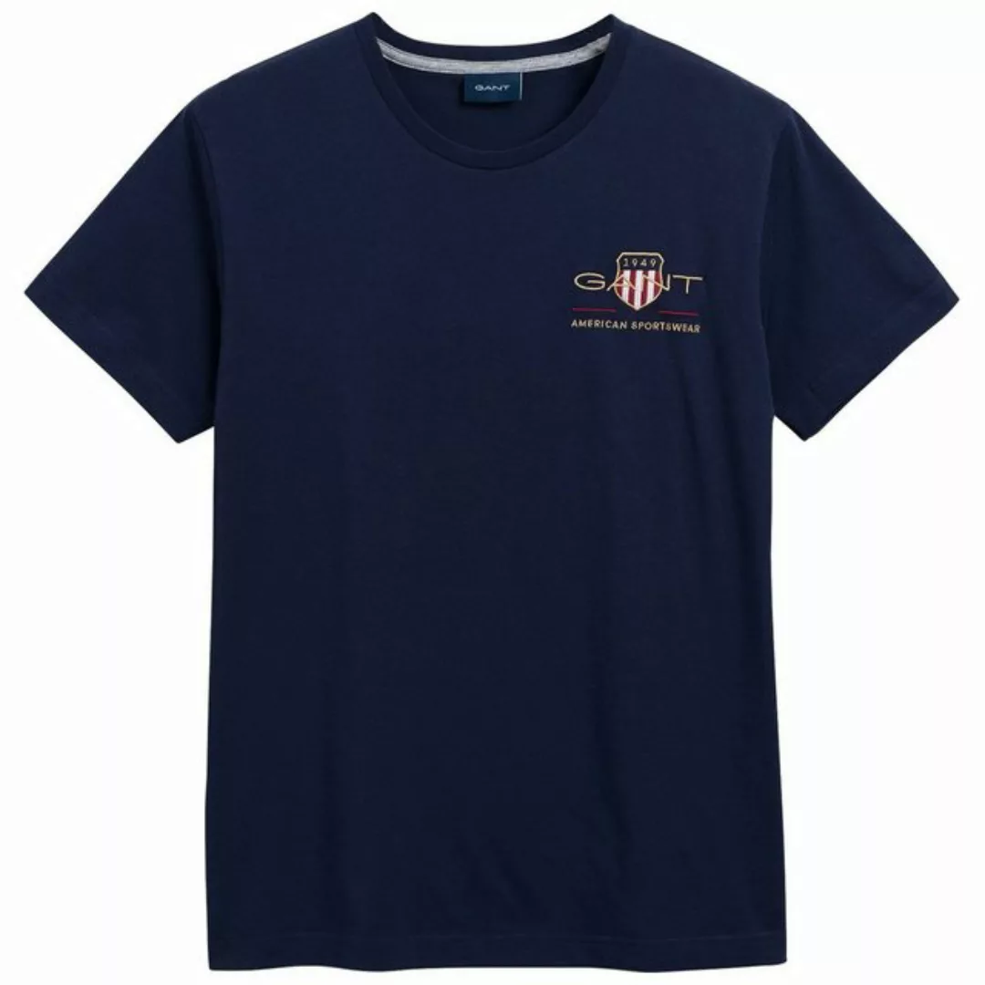 Gant T-Shirt Herren T-Shirt - Archive Shield EMB, Rundhals günstig online kaufen