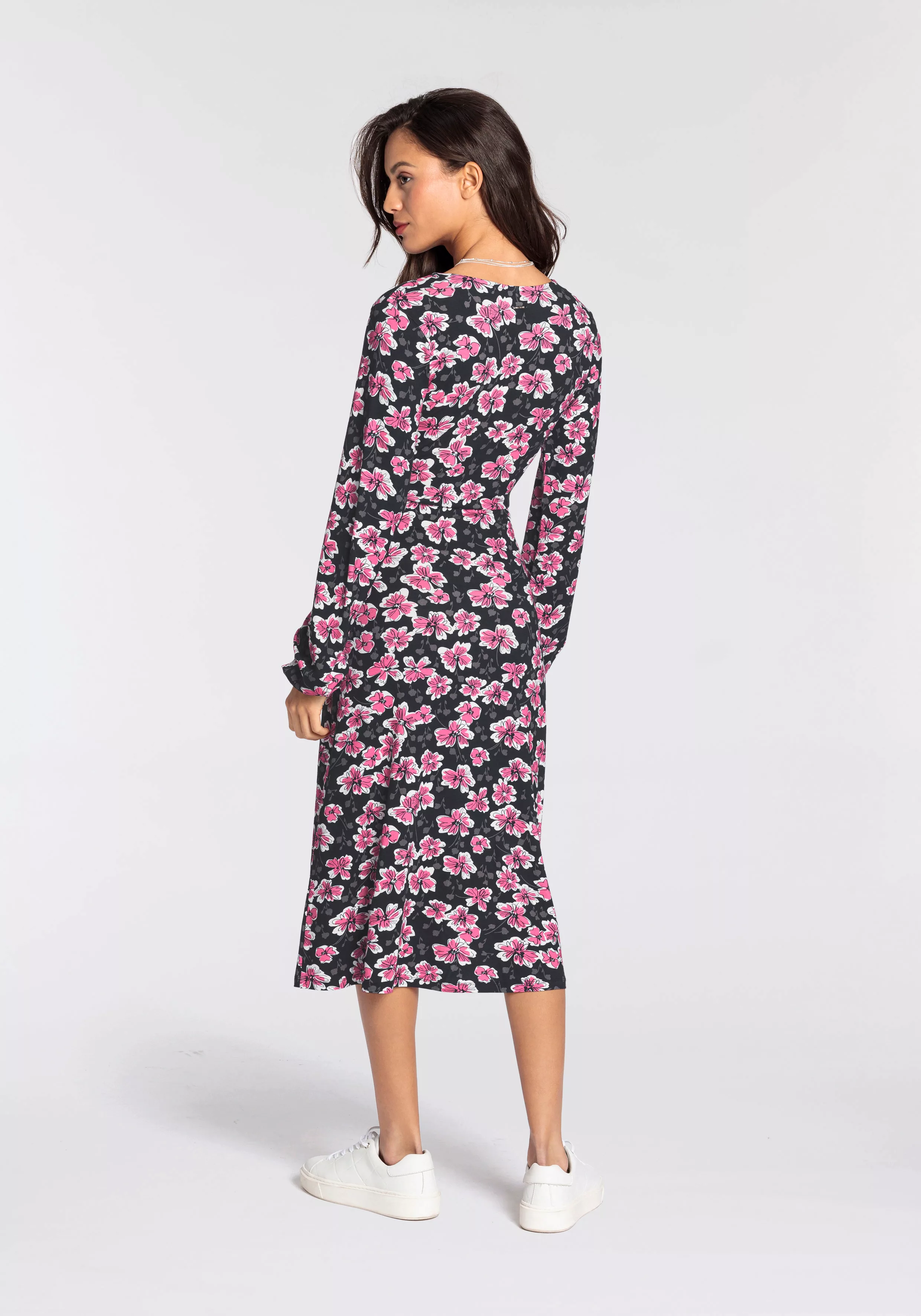 Laura Scott Wickelkleid mit femininem Blumen-Print - NEUE KOLLEKTION günstig online kaufen