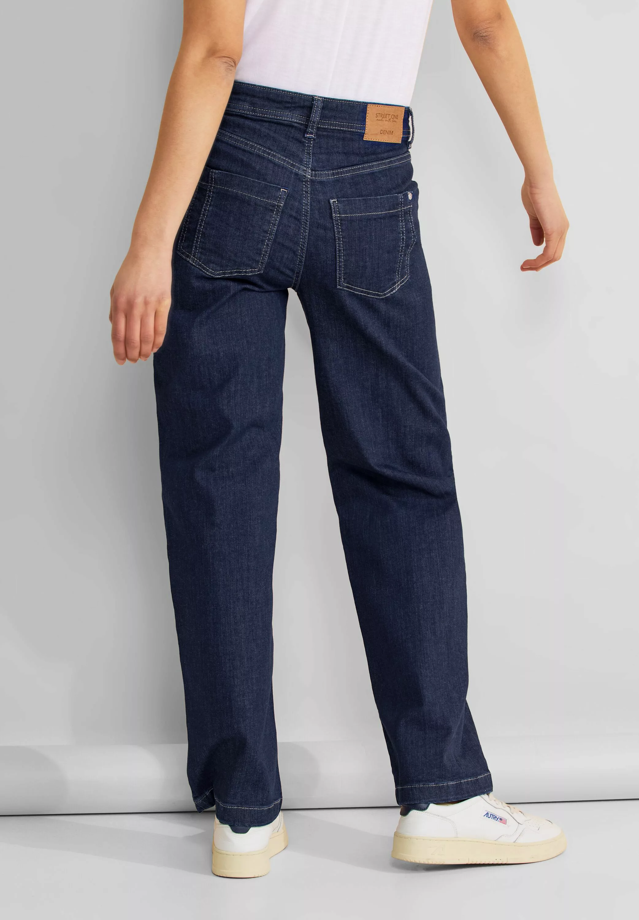 STREET ONE Loose-fit-Jeans High Waist günstig online kaufen