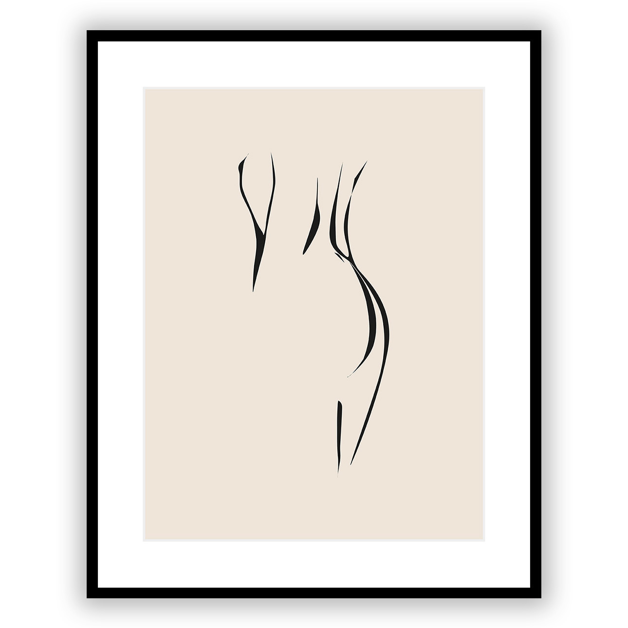 Bild Nude Line I 40 x 50 cm, 40 x 50 cm günstig online kaufen