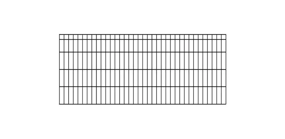 KRAUS Doppelstabmattenzaun "Dino-Pro DS-Z42", anthrazit, 80 cm hoch, 15 Ele günstig online kaufen
