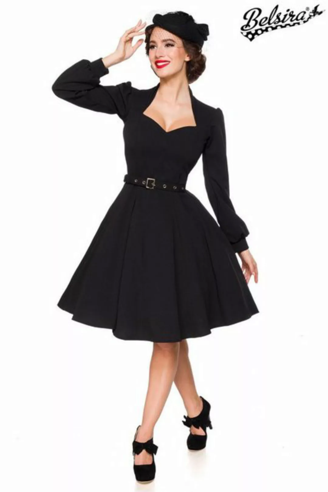 BELSIRA Trachtenkleid Belsira - Kleid mit langen Ärmeln - (2XL,3XL,4XL,L,M, günstig online kaufen