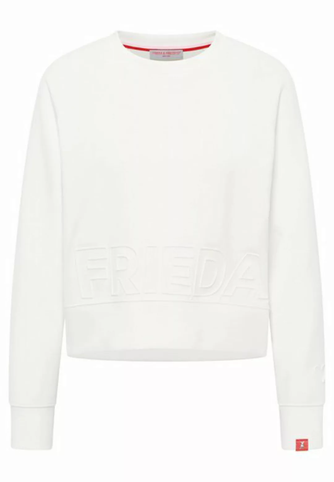 Frieda & Freddies NY Strickpullover Sweat-shirt mit dezenten Farbdetails günstig online kaufen