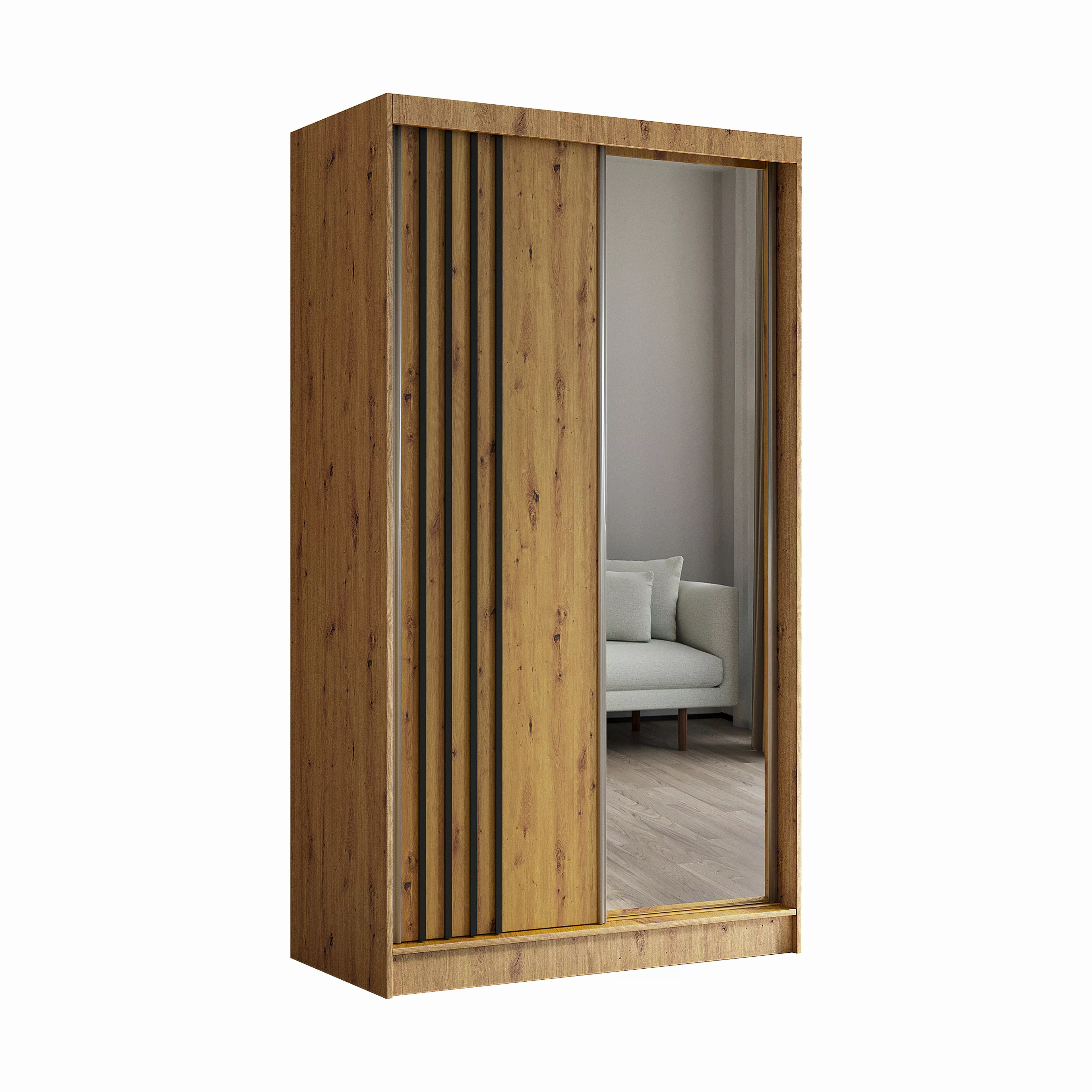 ALTDECOR Schiebetürenschrank NALLA (Kleiderschrank Garderobenschrank mit günstig online kaufen