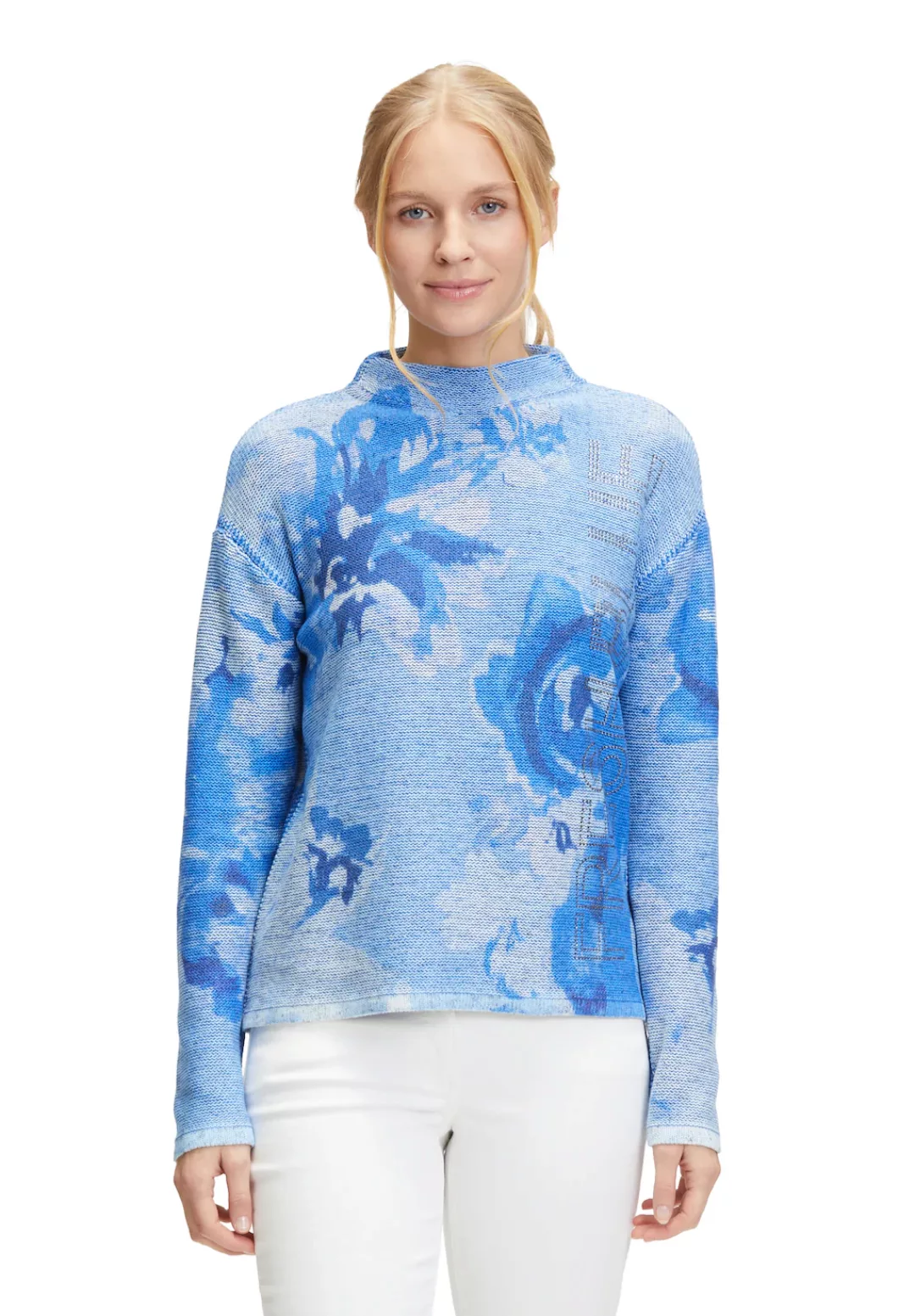 Betty Barclay Strickpullover "Betty Barclay Strickpullover mit Blumenprint" günstig online kaufen