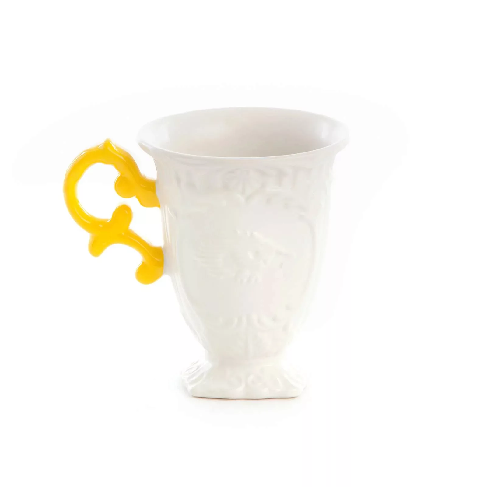 SELETTI Tasse I-Wares, weiß / gelb, 300 ml, Porzellan günstig online kaufen