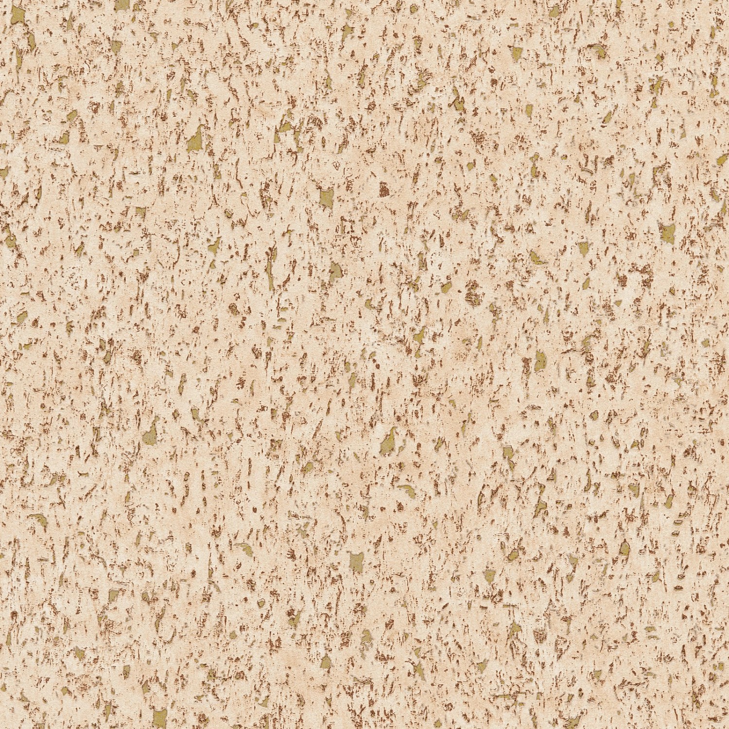 Bricoflor Kork Tapete in Naturfarben Sand Vliestapete mit Gold Ideal für Sc günstig online kaufen