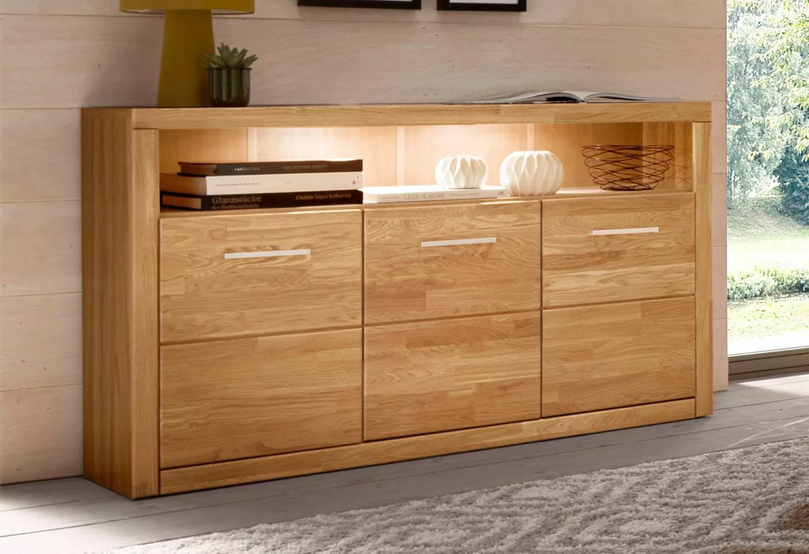 Woltra Sideboard "Ribe", Breite 130 cm günstig online kaufen