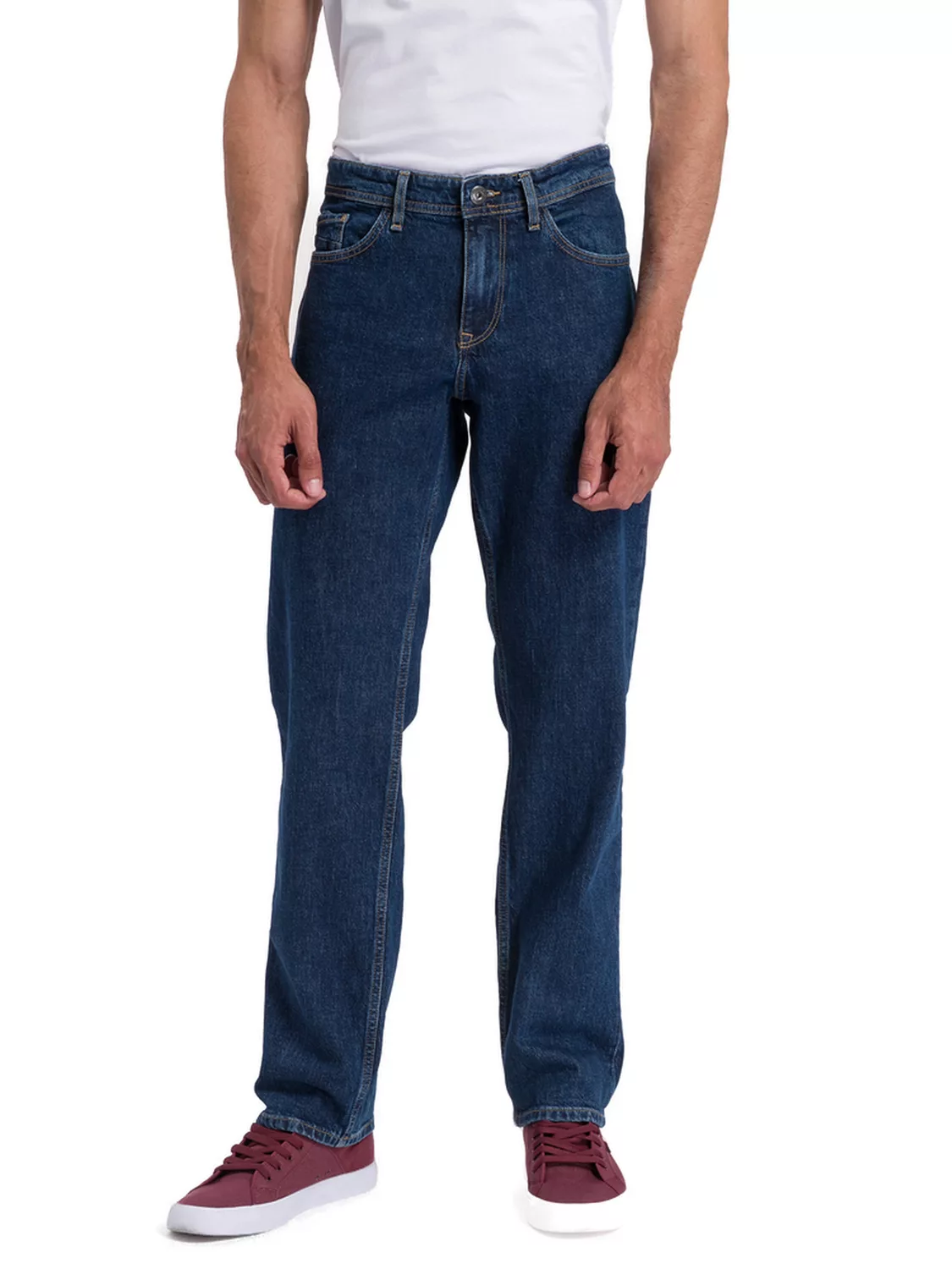 Cross Jeans Herren Jeans ANTONIO - Relaxed Fit - Blau - Denim Blue günstig online kaufen