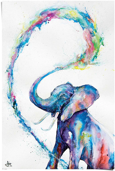 Reinders! Poster »Elefant Art«, (1 St.) günstig online kaufen