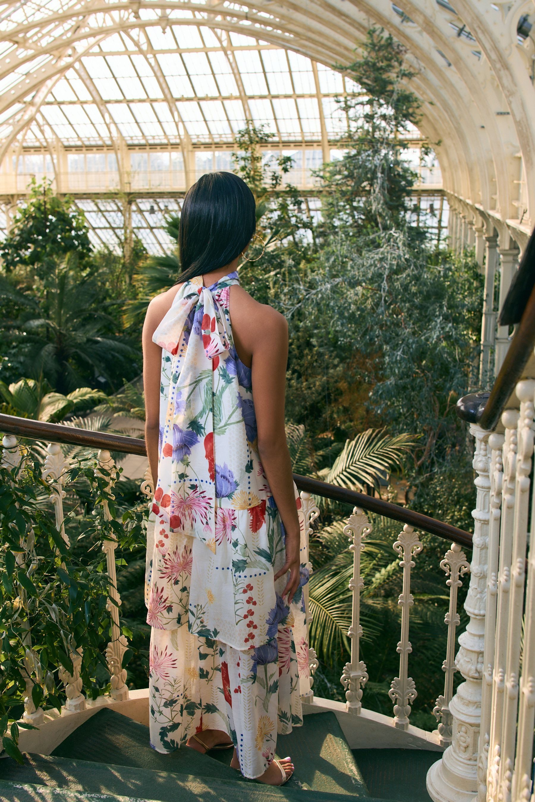 Next Maxikleid Maxi-Lagenkleid mit Neckholder, Kurzgröße günstig online kaufen