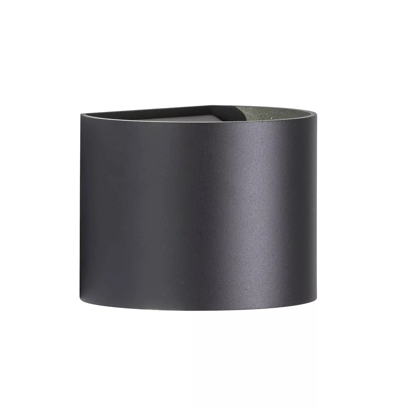 LED-Außenwandleuchte Matteo, schwarz, Breite 14 cm, 2-flg. günstig online kaufen