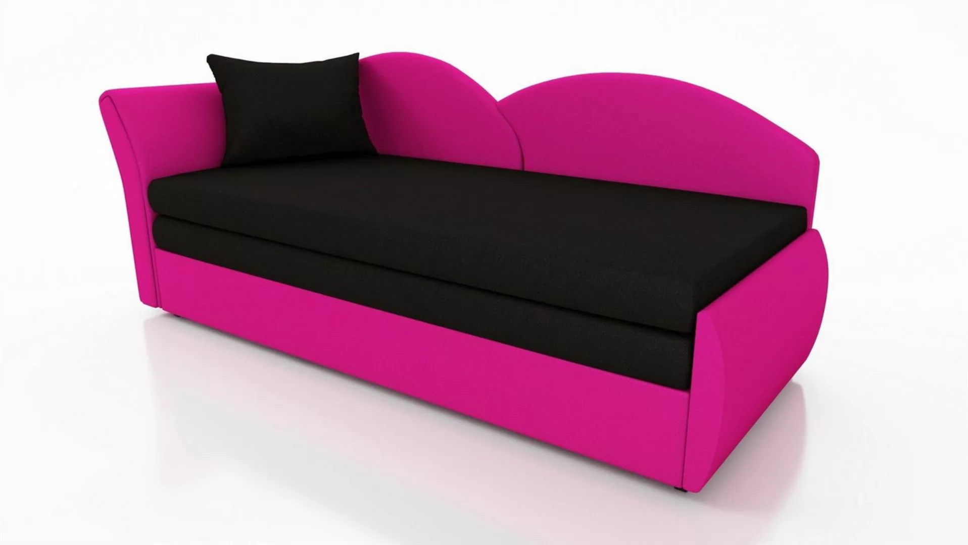 Fun Möbel Schlafsofa Sofa ALINA Links oder Rechts inklusive Bettkasten Stof günstig online kaufen