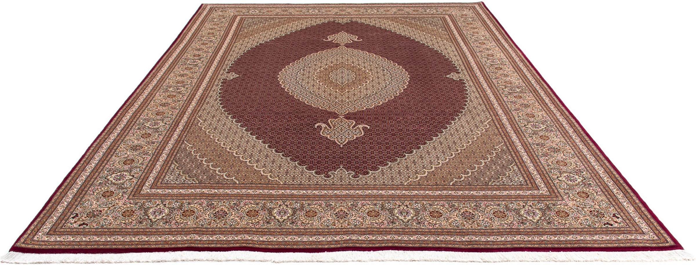 morgenland Orientteppich »Perser - Täbriz - 351 x 254 cm - dunkelrot«, rech günstig online kaufen