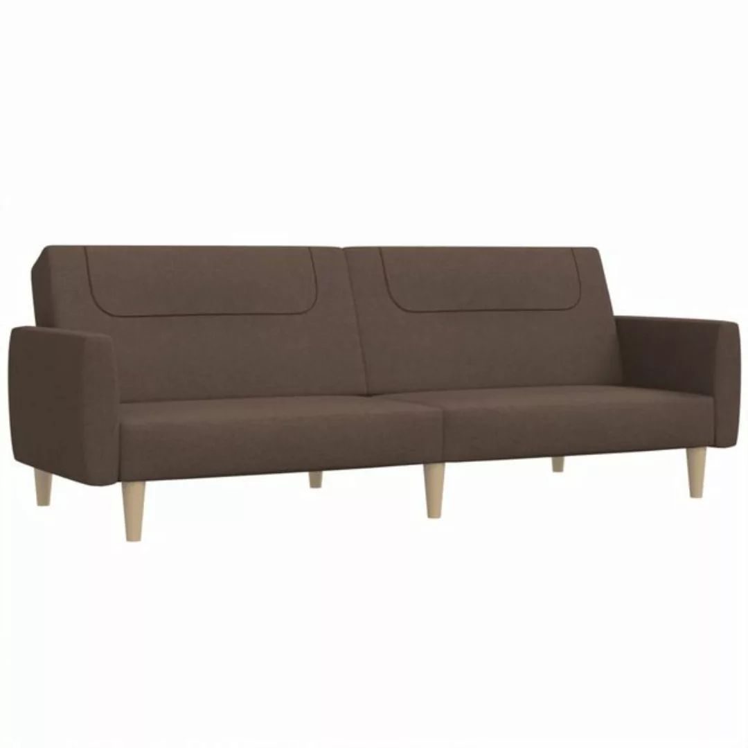 vidaXL Schlafsofa, Sofa 2-Sitzer Taupe Stoff günstig online kaufen