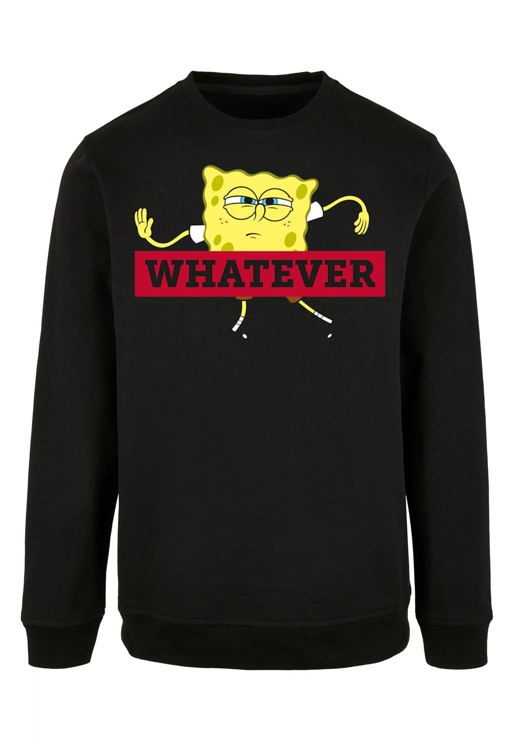 F4NT4STIC Sweatshirt "Spongebob Schwammkopf WHATEVER" günstig online kaufen