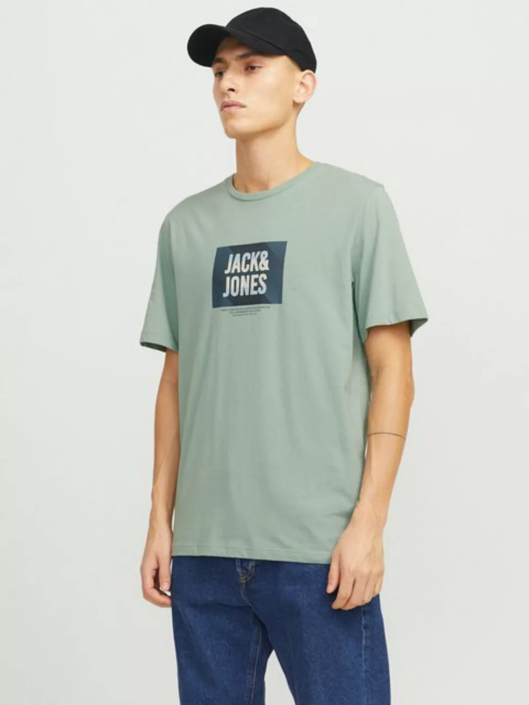 Jack & Jones Print-Shirt JJHUDSON TEE SS CREW NECK günstig online kaufen