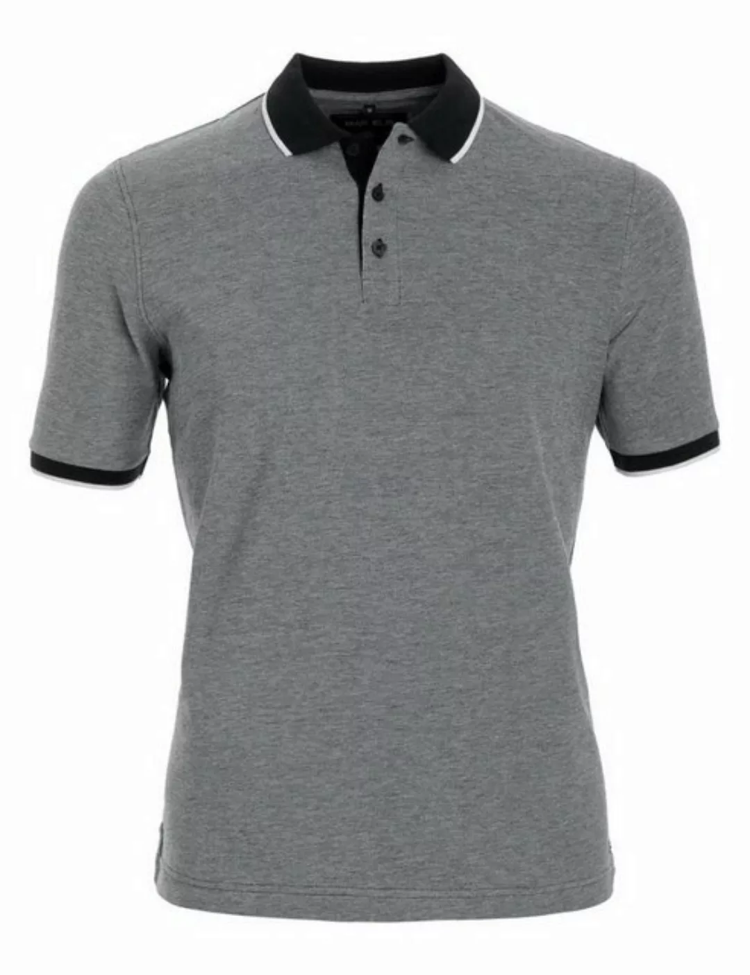 MARVELIS Poloshirt Poloshirt - Casual Fit - Polokragen - Einfarbig - Anthra günstig online kaufen