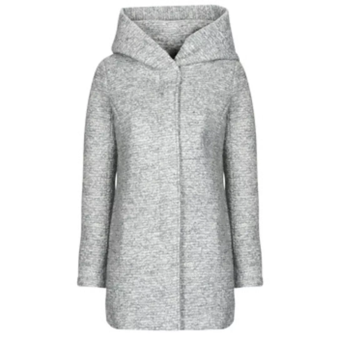 Only Sedona Boucle Mantel XL Light Grey Melange / Detail Melange günstig online kaufen