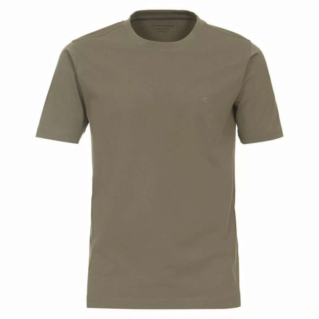 CASAMODA Rundhalsshirt Große Größen Herren CasaModa Basic T-Shirt taupe günstig online kaufen