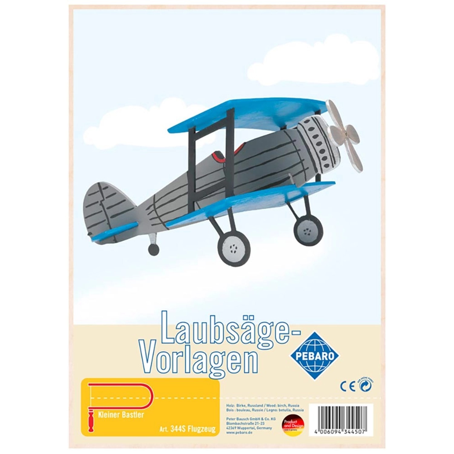 Pebaro Laubsägevorlage Flugzeug günstig online kaufen