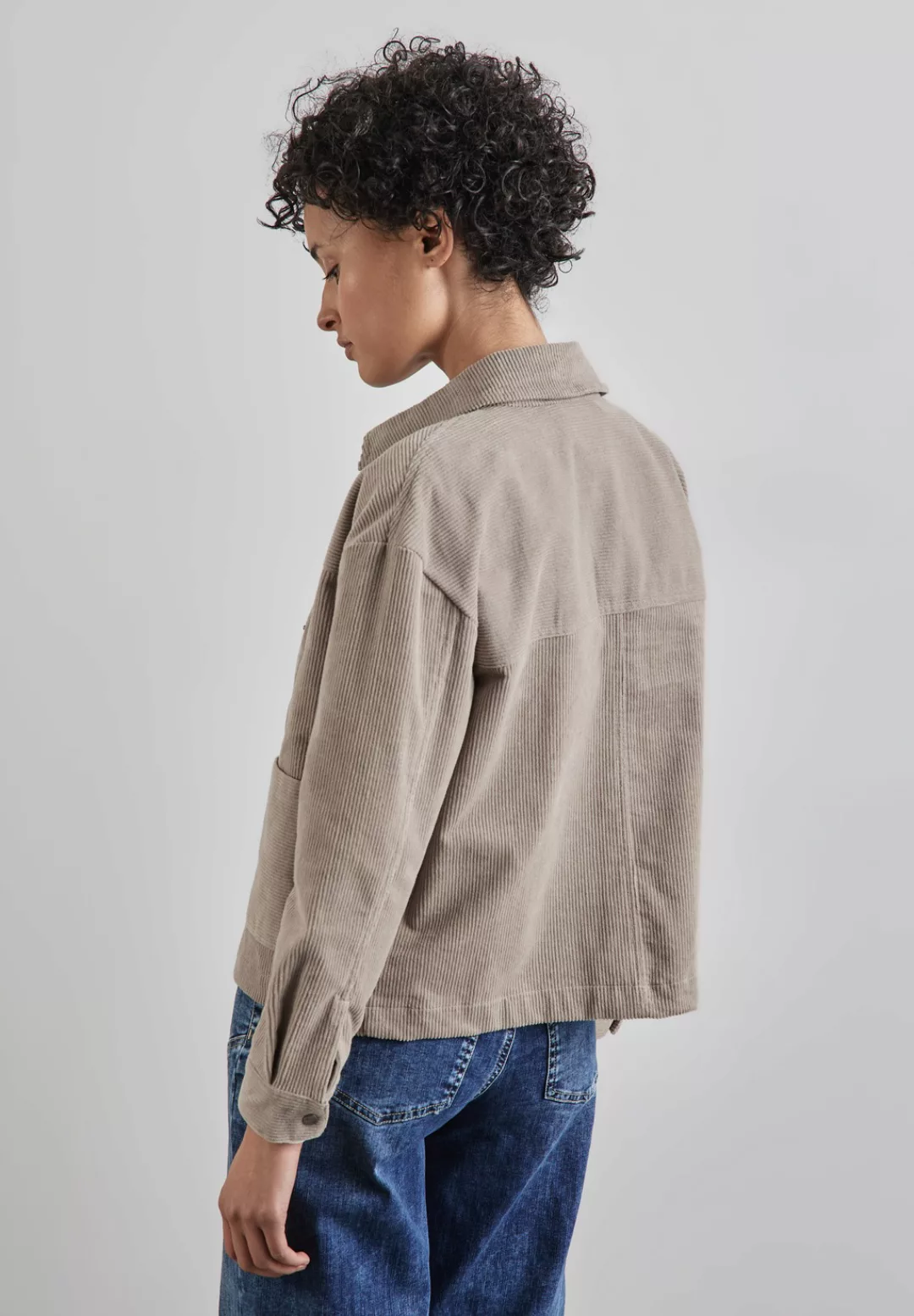 STREET ONE Cordjacke, ohne Kapuze, aus Baumwolle mit Stretchanteil günstig online kaufen