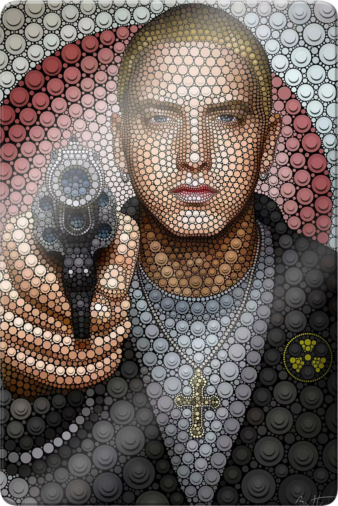 Wall-Art Glasbild "Kunstdruck Rapper Eminem", Person, Glasposter modern günstig online kaufen
