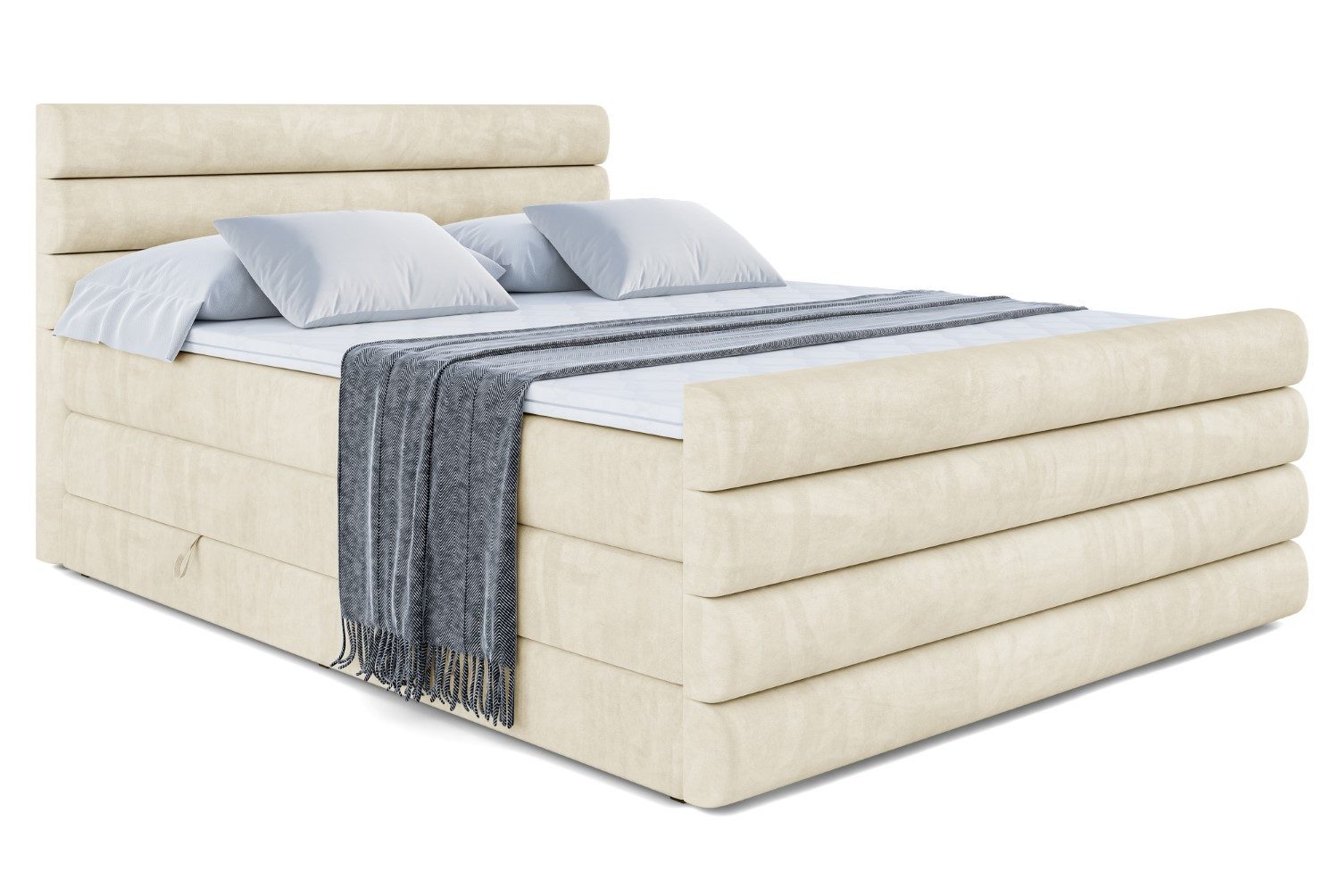 ALTDECOR Boxspringbett CELESTIA-Z KING (Multipocket-Matratze H4, günstig online kaufen