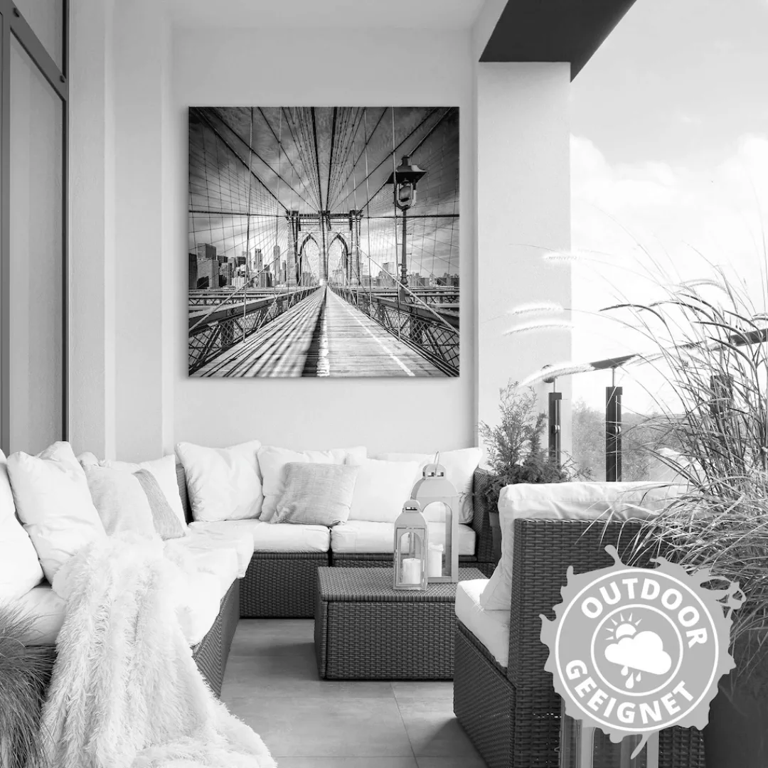 Artland Wandbild "New York City Brooklyn Bridge", Amerika, (1 St.), als Alu günstig online kaufen