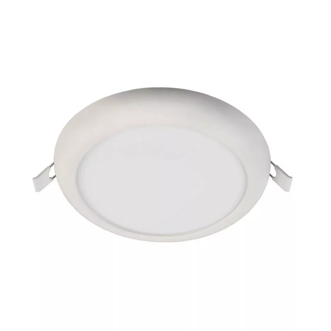 LED-Deckeneinbauleuchte Zaurak, weiß, rund Ø 18 cm günstig online kaufen