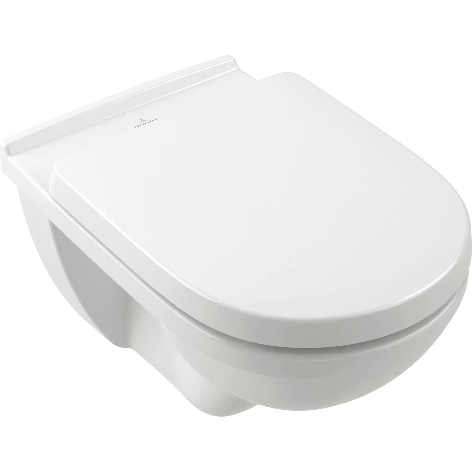 Villeroy & Boch WC-Set O.Novo Tiefspüler Alpinweiß Inkl. WC-Sitz günstig online kaufen
