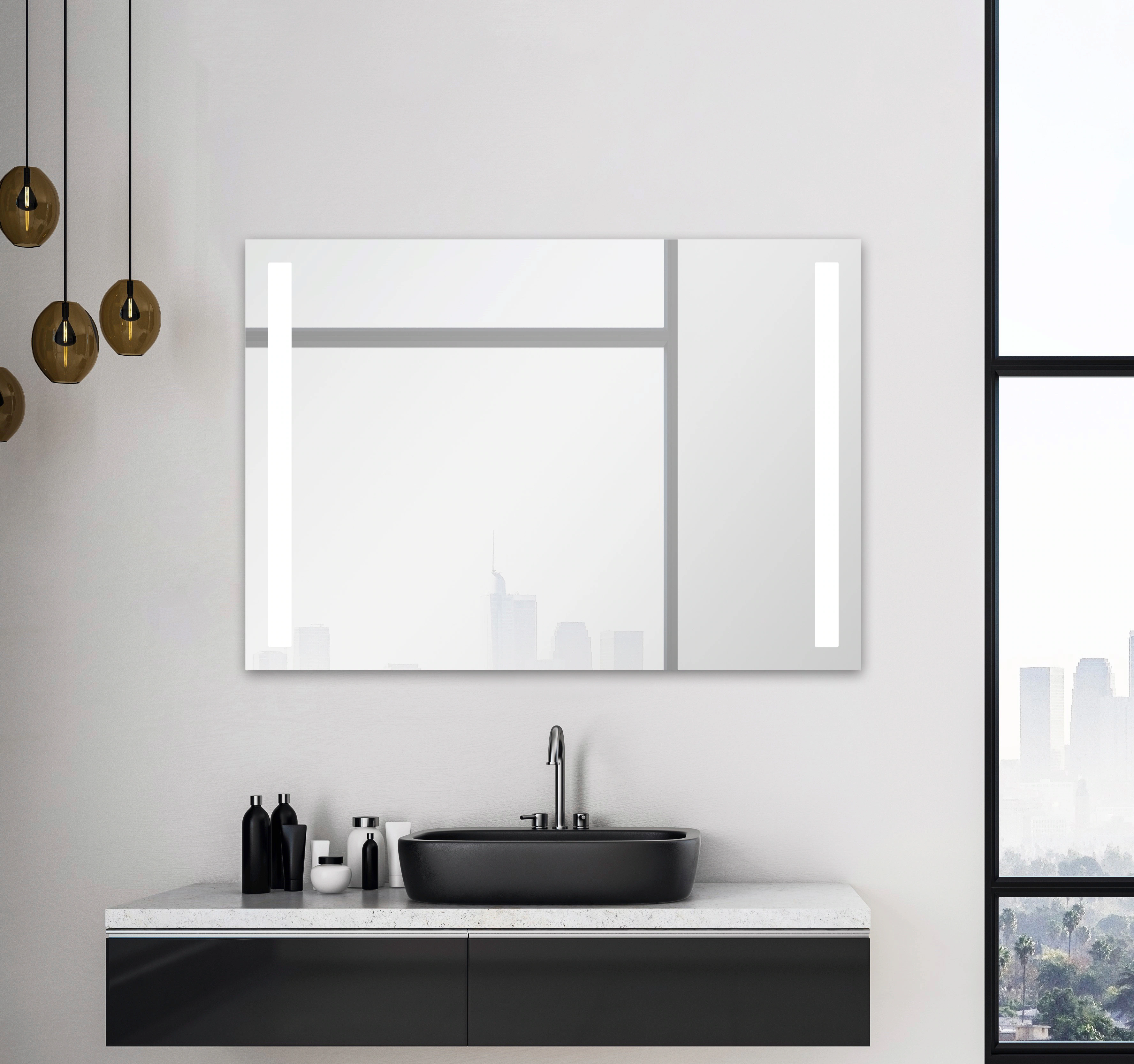 Talos Badspiegel "Light", BxH: 100x70 cm, energiesparend günstig online kaufen