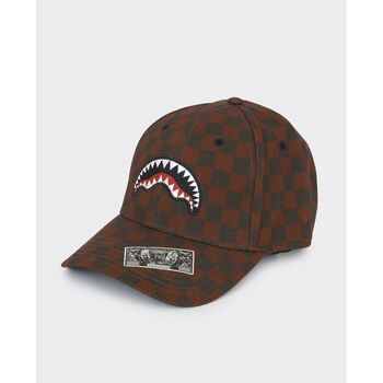 Sprayground  Schirmmütze SP6628 SMOOTH-CHECK CAP BROWN günstig online kaufen