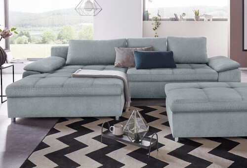 sit&more Ecksofa Labene, wahlweise mit Bettfunktion und Bettkasten, inkl. R günstig online kaufen