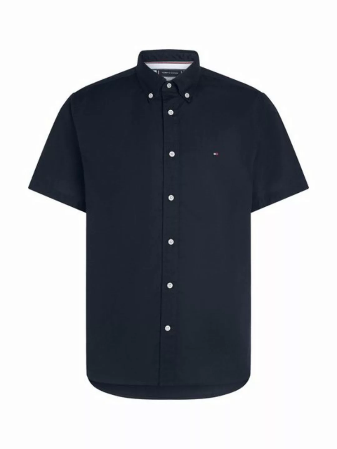 Tommy Hilfiger Kurzarmhemd FLEX POPLIN RF SHIRT S/S mit Hemdblusenkragen günstig online kaufen