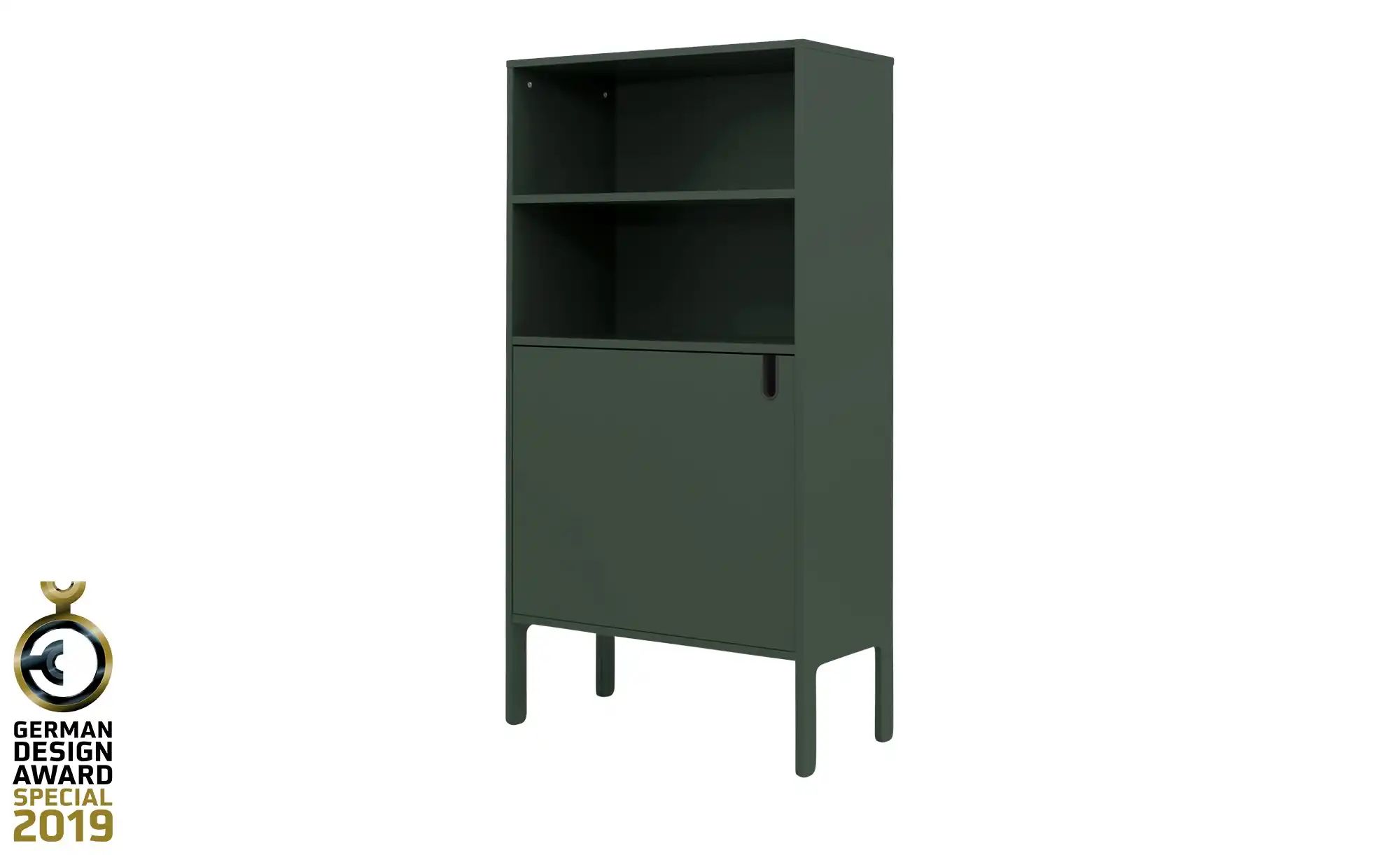 Highboard  Uno ¦ grün ¦ Maße (cm): B: 76 H: 152 T: 40 Aktuelles > Schlafzim günstig online kaufen