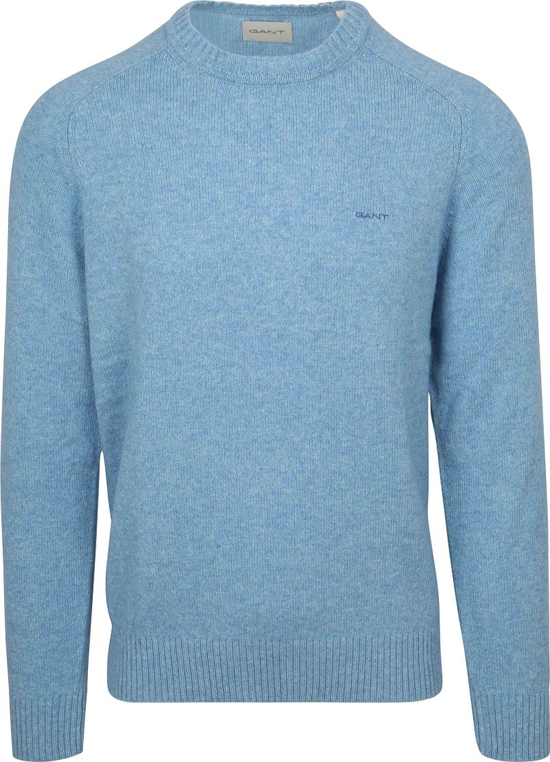 Gant Pullover Wool Blend Hellblau - Größe 3XL günstig online kaufen