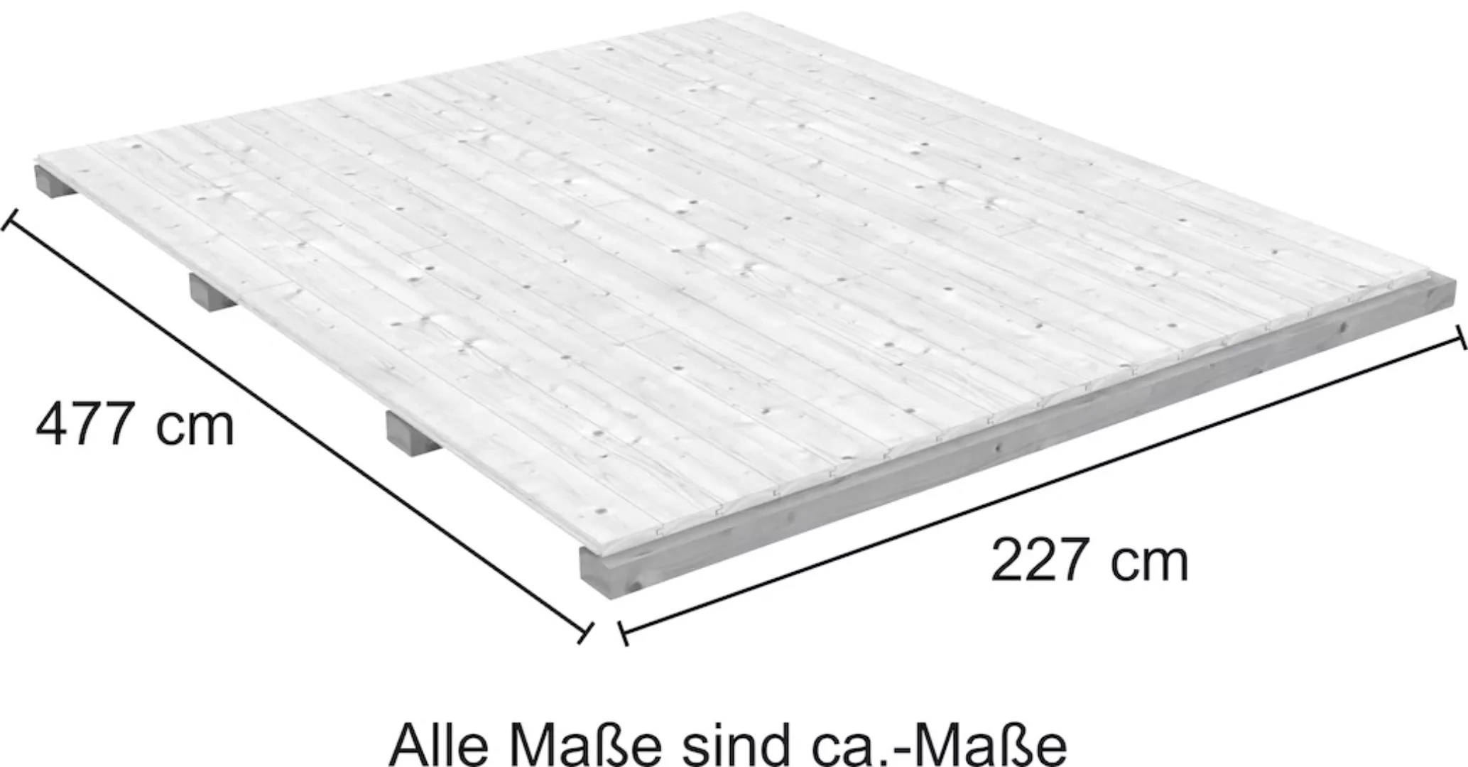 LASITA MAJA Gartenhaus-Fußboden "Axel 230", für Gartenhäuser günstig online kaufen