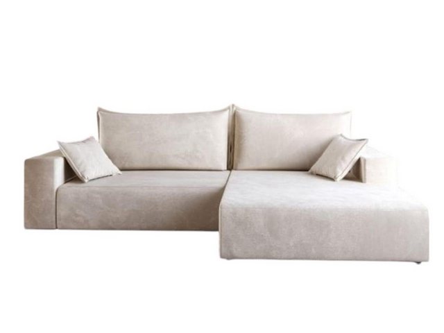 Compleo Ecksofa modern design, 240 cm breit, Modern Couch L mit Schlaffunkt günstig online kaufen