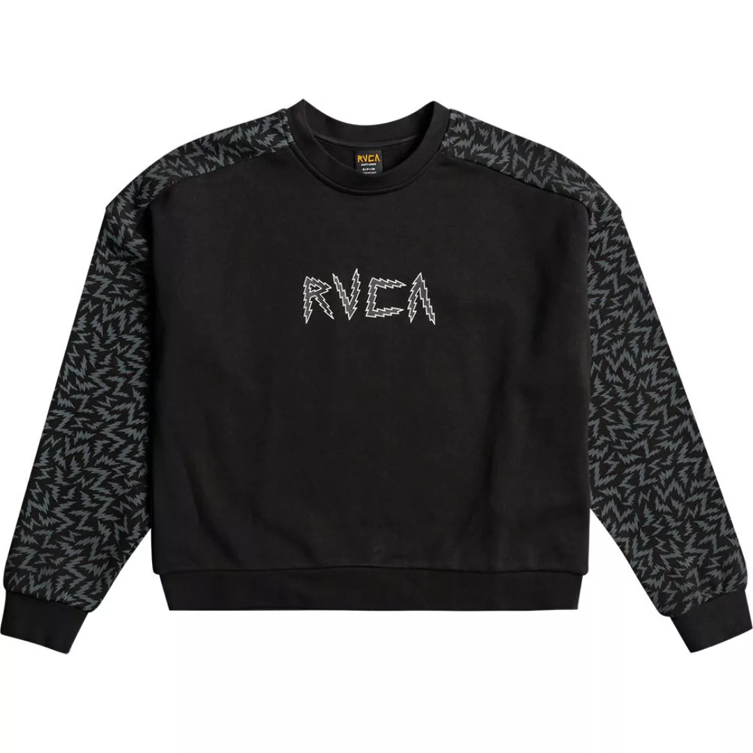 Rvca Leines Hustlene Sweatshirt S Black günstig online kaufen